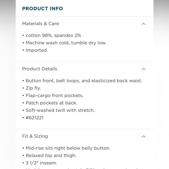 NWT- Old Navy- 3X. Cargo Short - Picture 11 of 11